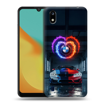 Силиконовый чехол на ZTE Blade A7 (2019) с принтом BMW БМВ Силиконовый чехол на ZTE Blade A7 (2019) с принтом BMW БМВ