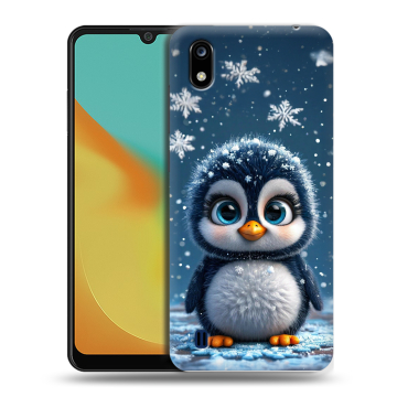 Силиконовый чехол на ZTE Blade A7 (2019) с принтом Новый год Силиконовый чехол на ZTE Blade A7 (2019) с принтом Новый год