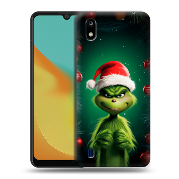 Силиконовый чехол на ZTE Blade A7 (2019) с принтом Гринч Новый год Рождество Силиконовый чехол на ZTE Blade A7 (2019) с принтом Гринч Новый год Рождество