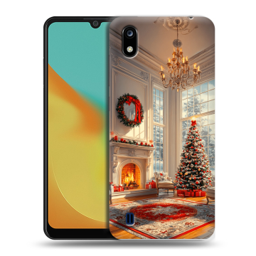 Силиконовый чехол на ZTE Blade A7 (2019) с принтом Новый год Силиконовый чехол на ZTE Blade A7 (2019) с принтом Новый год