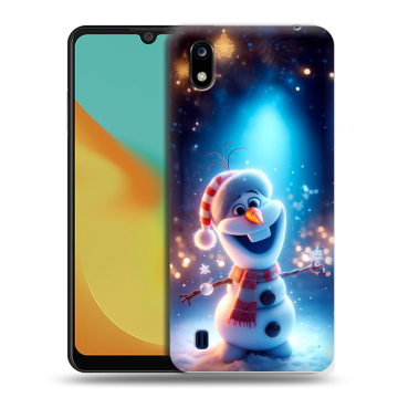 Силиконовый чехол на ZTE Blade A7 (2019) с принтом Новый год Силиконовый чехол на ZTE Blade A7 (2019) с принтом Новый год
