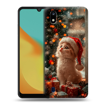 Силиконовый чехол на ZTE Blade A7 (2019) с принтом Новый год Силиконовый чехол на ZTE Blade A7 (2019) с принтом Новый год