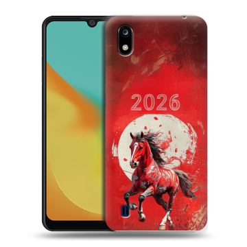 Силиконовый чехол на ZTE Blade A7 (2019) с принтом Новый год Силиконовый чехол на ZTE Blade A7 (2019) с принтом Новый год