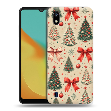 Силиконовый чехол на ZTE Blade A7 (2019) с принтом Новый год Силиконовый чехол на ZTE Blade A7 (2019) с принтом Новый год