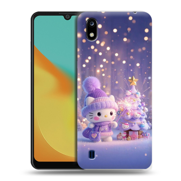 Силиконовый чехол на ZTE Blade A7 (2019) с принтом Новый год