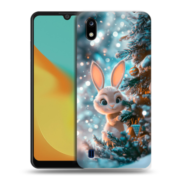 Силиконовый чехол на ZTE Blade A7 (2019) с принтом Новый год