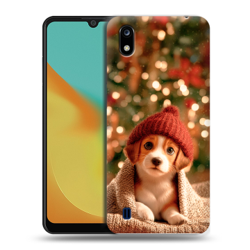 Силиконовый чехол на ZTE Blade A7 (2019) с принтом Новый год