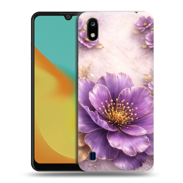 Силиконовый чехол на ZTE Blade A7 (2019) с принтом женский