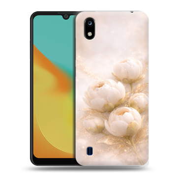 Силиконовый чехол на ZTE Blade A7 (2019) с принтом женский