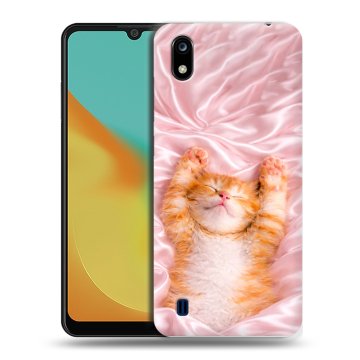 Силиконовый чехол на ZTE Blade A7 (2019) с принтом женский