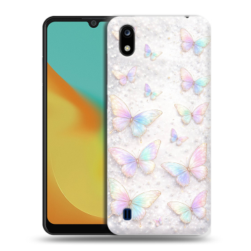 Силиконовый чехол на ZTE Blade A7 (2019) с принтом женский