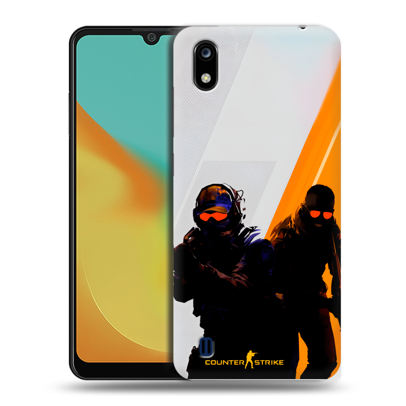 Силиконовый чехол на ZTE Blade A7 (2019) с принтом Контер страйк Counter strike Силиконовый чехол на ZTE Blade A7 (2019) с принтом Контер страйк Counter strike