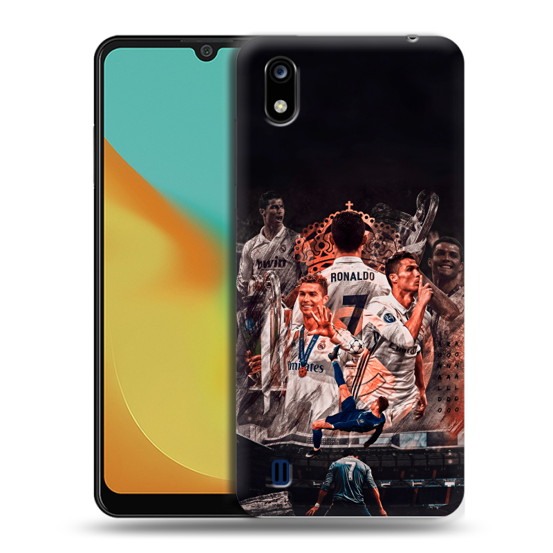 Силиконовый чехол на ZTE Blade A7 (2019) с принтом Реал Роналдо Real Ronaldo Силиконовый чехол на ZTE Blade A7 (2019) с принтом Реал Роналдо Real Ronaldo