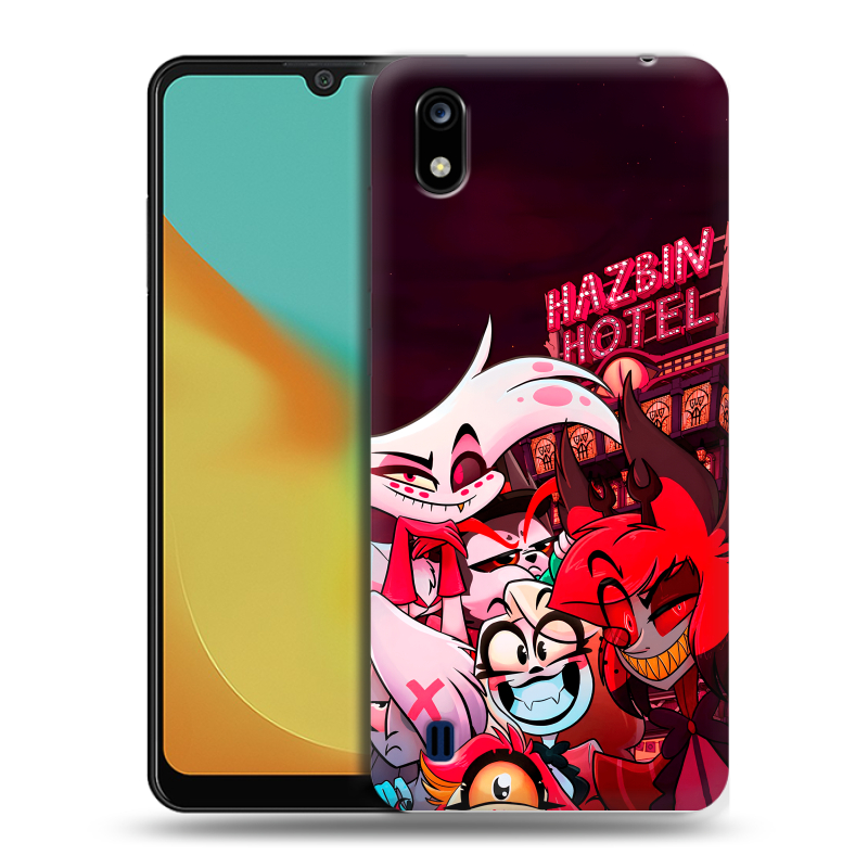 Силиконовый чехол на ZTE Blade A7 (2019) с принтом Hazbin Hotel Отель Хазбин Силиконовый чехол на ZTE Blade A7 (2019) с принтом Hazbin Hotel Отель Хазбин
