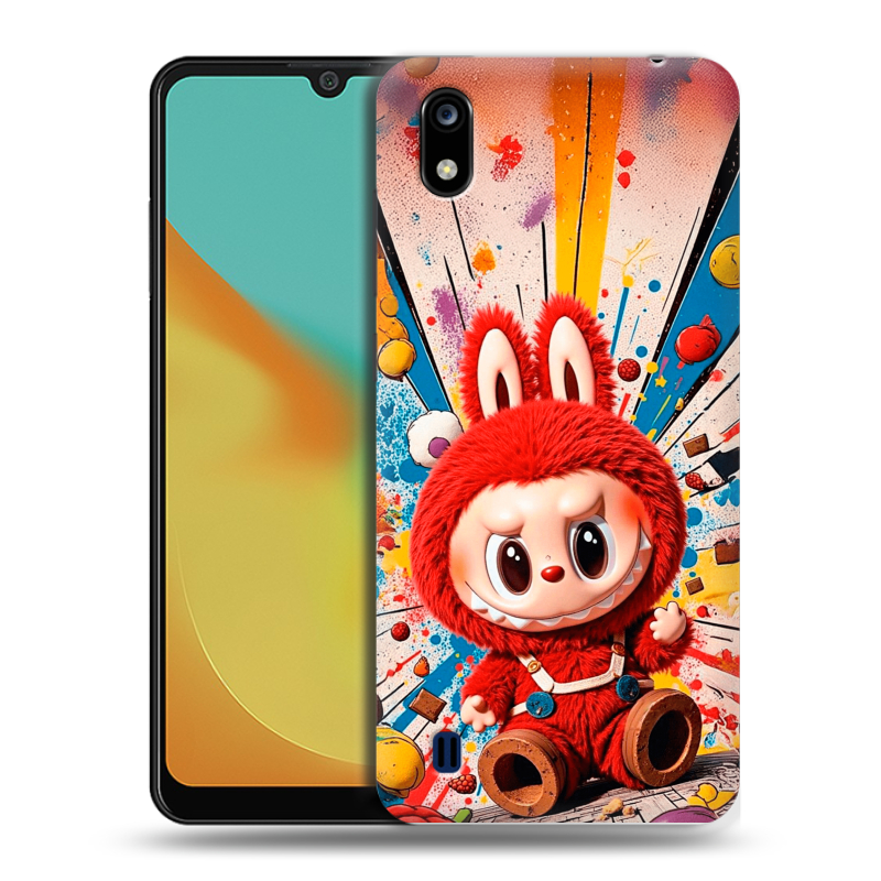 Силиконовый чехол на ZTE Blade A7 (2019) с принтом Labubu Лабубу Силиконовый чехол на ZTE Blade A7 (2019) с принтом Labubu Лабубу