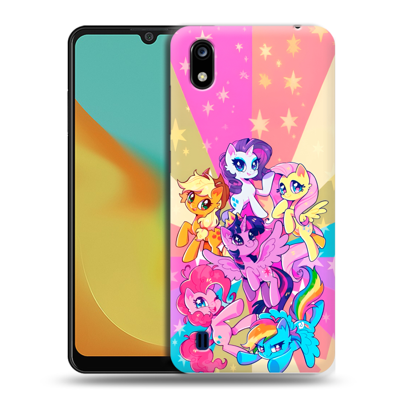Силиконовый чехол на ZTE Blade A7 (2019) с принтом My little pony Дружба чудо Силиконовый чехол на ZTE Blade A7 (2019) с принтом My little pony Дружба чудо