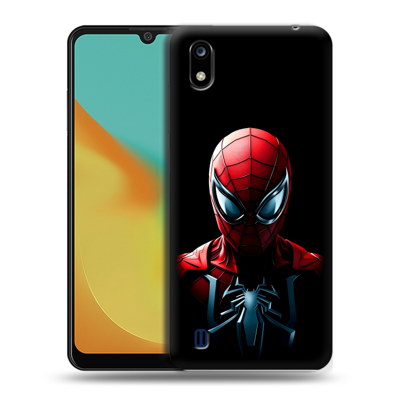 Силиконовый чехол на ZTE Blade A7 (2019) с принтом Spiderman Человек паук Силиконовый чехол на ZTE Blade A7 (2019) с принтом Spiderman Человек паук