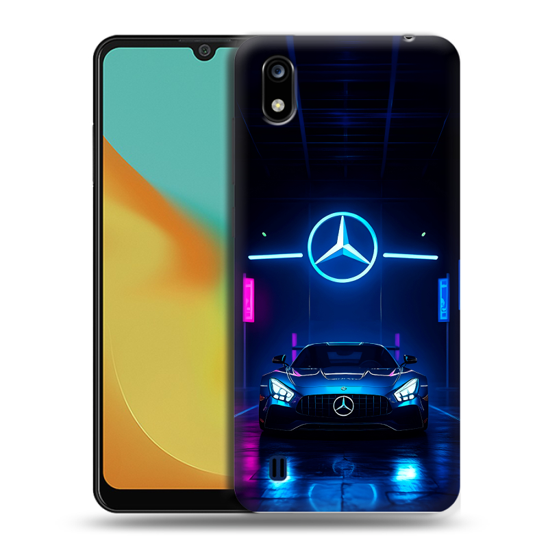 Силиконовый чехол на ZTE Blade A7 (2019) с принтом Mercedes Мерседес Силиконовый чехол на ZTE Blade A7 (2019) с принтом Mercedes Мерседес