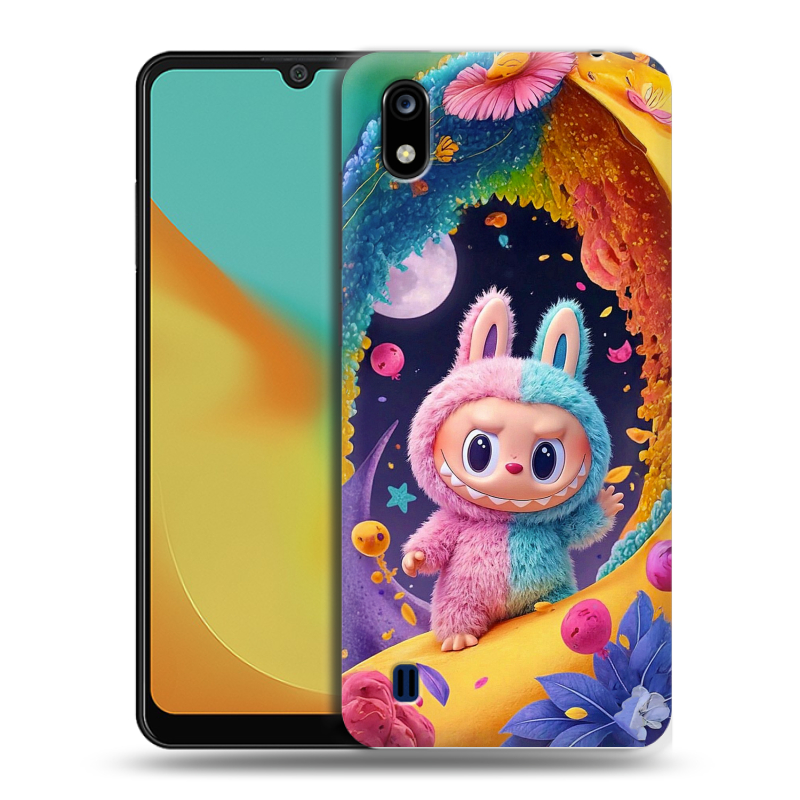 Силиконовый чехол на ZTE Blade A7 (2019) с принтом Labubu Лабубу Силиконовый чехол на ZTE Blade A7 (2019) с принтом Labubu Лабубу