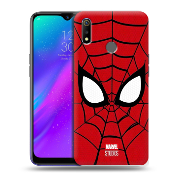 Силиконовый чехол на Realme 3 с принтом человек паук spiderman