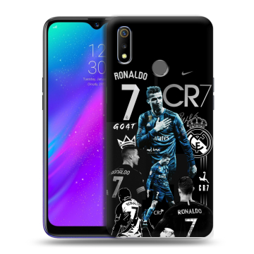 Силиконовый чехол на Realme 3 с принтом Реал Роналдо Силиконовый чехол на Realme 3 с принтом Реал Роналдо
