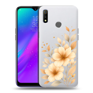 Силиконовый чехол на Realme 3 с принтом для девушки Силиконовый чехол на Realme 3 с принтом для девушки