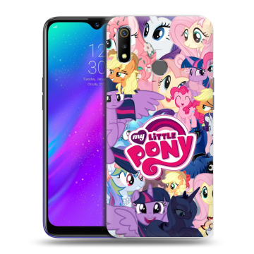 Силиконовый чехол на Realme 3 с принтом My little pony Дружба чудо Силиконовый чехол на Realme 3 с принтом My little pony Дружба чудо