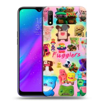 Силиконовый чехол на Realme 3 с принтом Флагер Fuggler Силиконовый чехол на Realme 3 с принтом Флагер Fuggler
