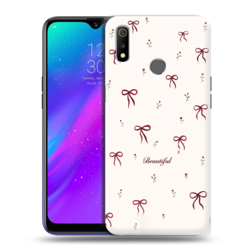 Силиконовый чехол на Realme 3 с принтом для девочек