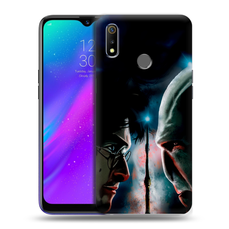 Силиконовый чехол на Realme 3 с принтом Гарри Поттер Harry Potter Силиконовый чехол на Realme 3 с принтом Гарри Поттер Harry Potter