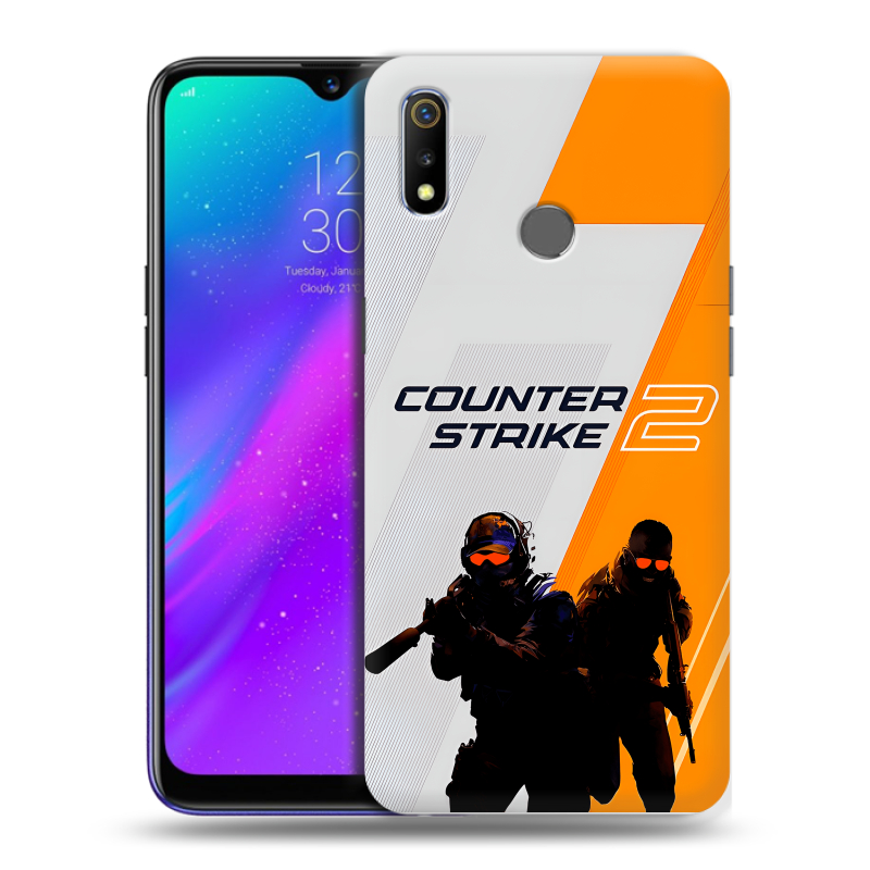 Силиконовый чехол на Realme 3 с принтом Counter Strike Силиконовый чехол на Realme 3 с принтом Counter Strike