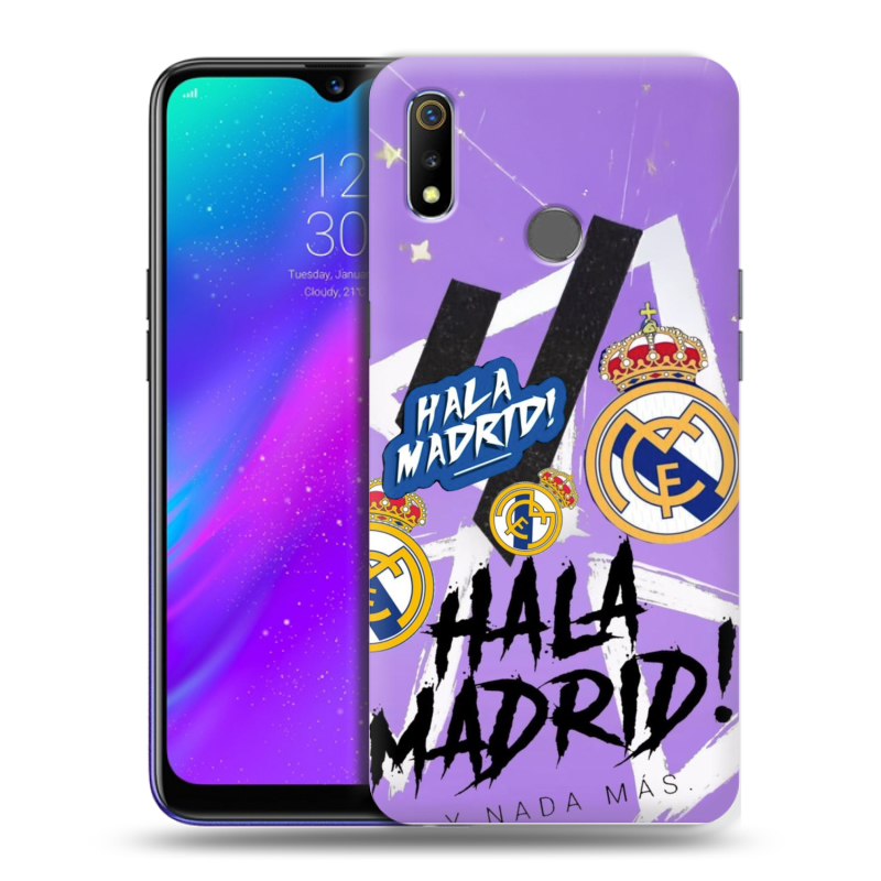 Силиконовый чехол на Realme 3 с принтом Real Madrid Реал Мадрид Силиконовый чехол на Realme 3 с принтом Real Madrid Реал Мадрид