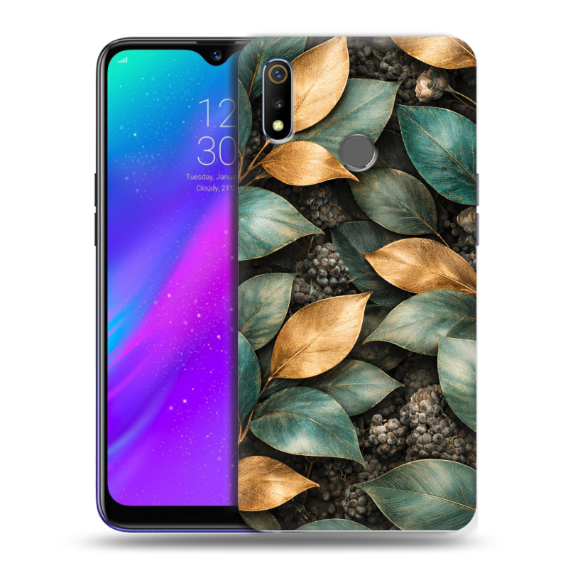Силиконовый чехол на Realme 3 с принтом женский Силиконовый чехол на Realme 3 с принтом женский