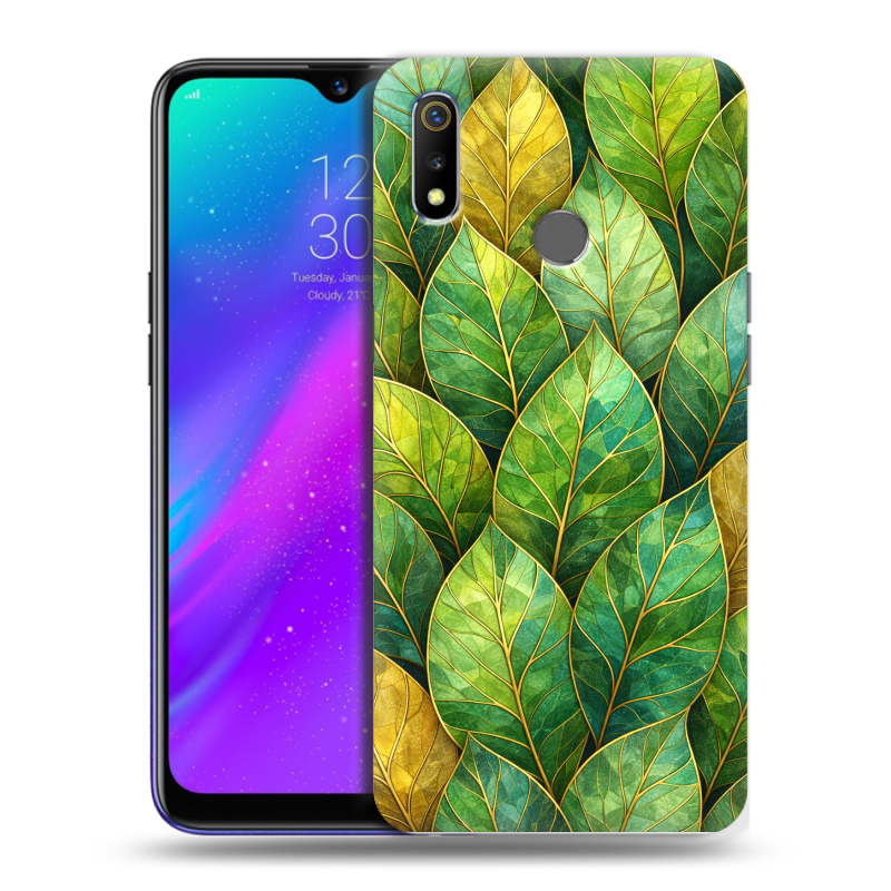 Силиконовый чехол на Realme 3 с принтом женский Силиконовый чехол на Realme 3 с принтом женский