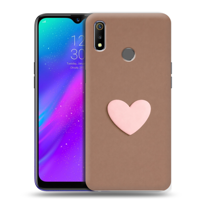 Силиконовый чехол на Realme 3 с принтом женский Силиконовый чехол на Realme 3 с принтом женский