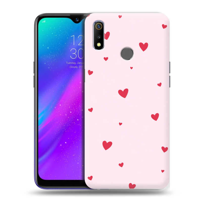 Силиконовый чехол на Realme 3 с принтом для девочек Силиконовый чехол на Realme 3 с принтом для девочек