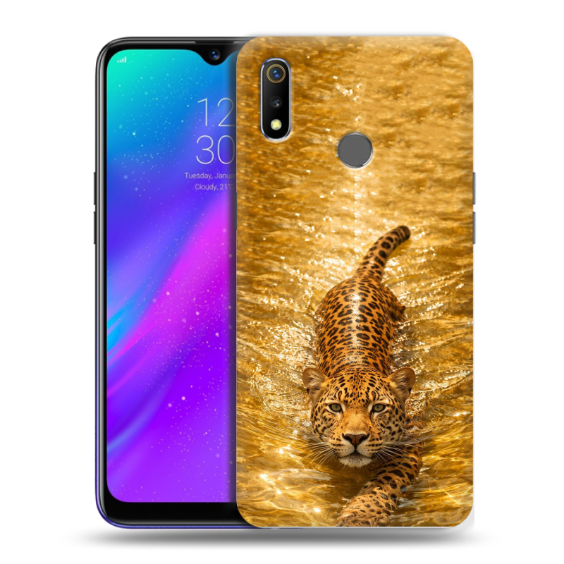 Силиконовый чехол на Realme 3 с принтом женский Силиконовый чехол на Realme 3 с принтом женский