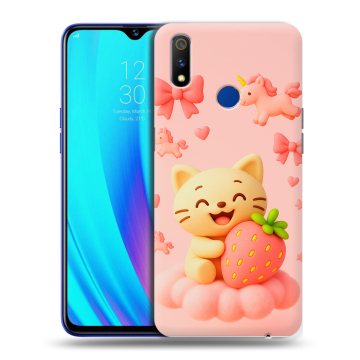 Силиконовый чехол на Realme 3 Pro с принтом для девочек Силиконовый чехол на Realme 3 Pro с принтом для девочек