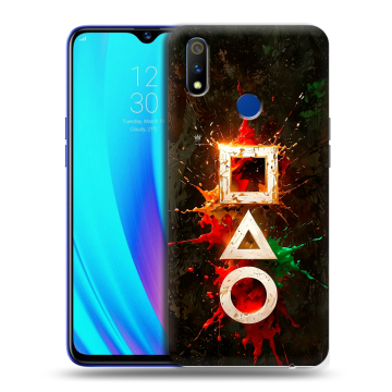 Силиконовый чехол на Realme 3 Pro с принтом Squid Game Игра кальмара Силиконовый чехол на Realme 3 Pro с принтом Squid Game Игра кальмара