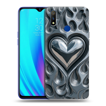 Силиконовый чехол на Realme 3 Pro с принтом Y2K