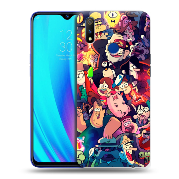Силиконовый чехол на Realme 3 Pro с принтом Gravity Falls Гравити Фолз Силиконовый чехол на Realme 3 Pro с принтом Gravity Falls Гравити Фолз