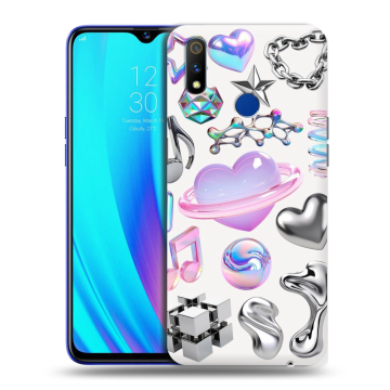 Силиконовый чехол на Realme 3 Pro с принтом Y2K Силиконовый чехол на Realme 3 Pro с принтом Y2K