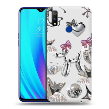 Силиконовый чехол на Realme 3 Pro с принтом Y2K Силиконовый чехол на Realme 3 Pro с принтом Y2K