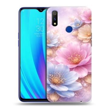 Силиконовый чехол на Realme 3 Pro с принтом женский Силиконовый чехол на Realme 3 Pro с принтом женский
