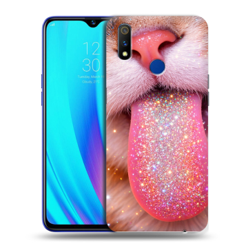 Силиконовый чехол на Realme 3 Pro с принтом для девочек Силиконовый чехол на Realme 3 Pro с принтом для девочек