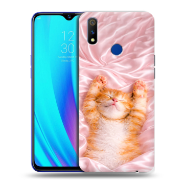 Силиконовый чехол на Realme 3 Pro с принтом женский Силиконовый чехол на Realme 3 Pro с принтом женский