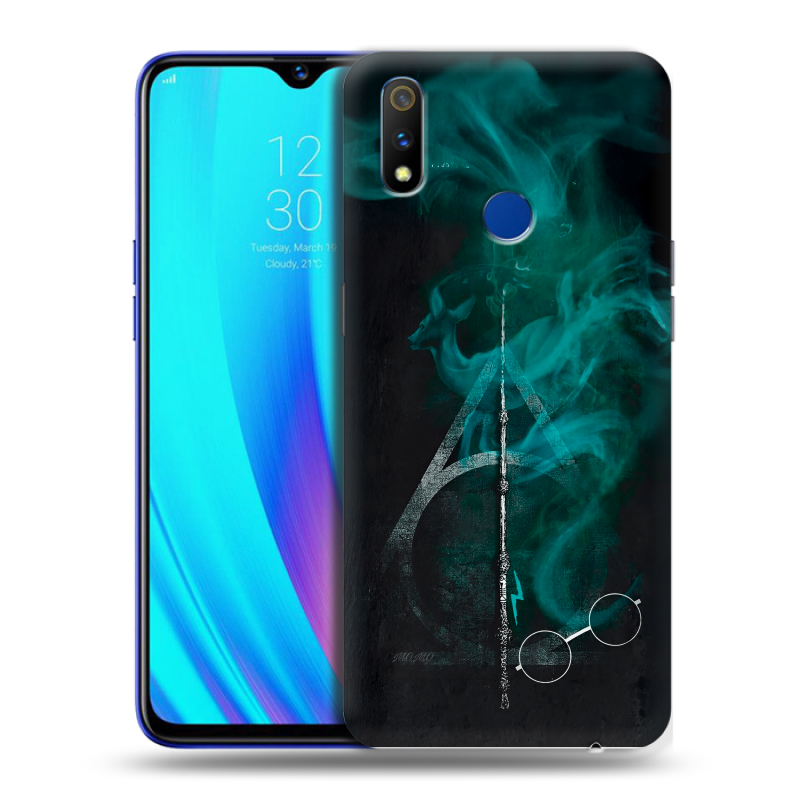 Силиконовый противоударный чехол на Realme 3 Pro с принтом Гарри Поттер Harry Potter Силиконовый противоударный чехол на Realme 3 Pro с принтом Гарри Поттер Harry Potter