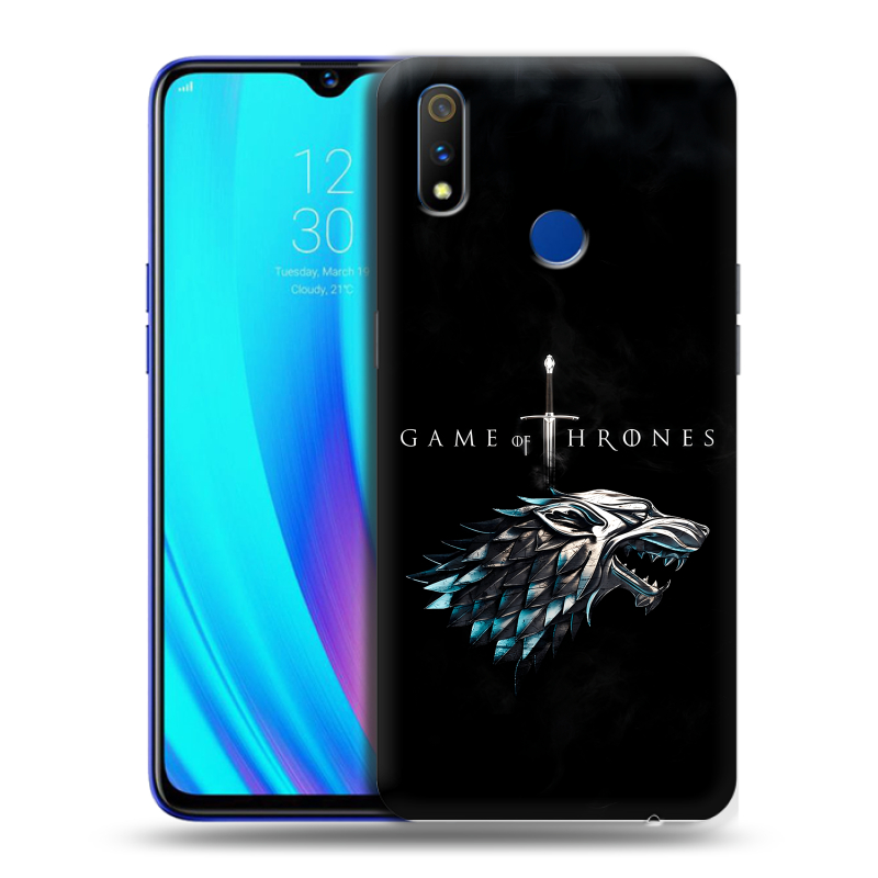 Силиконовый чехол на Realme 3 Pro с принтом Игра Престолов Game Thrones Силиконовый чехол на Realme 3 Pro с принтом Игра Престолов Game Thrones