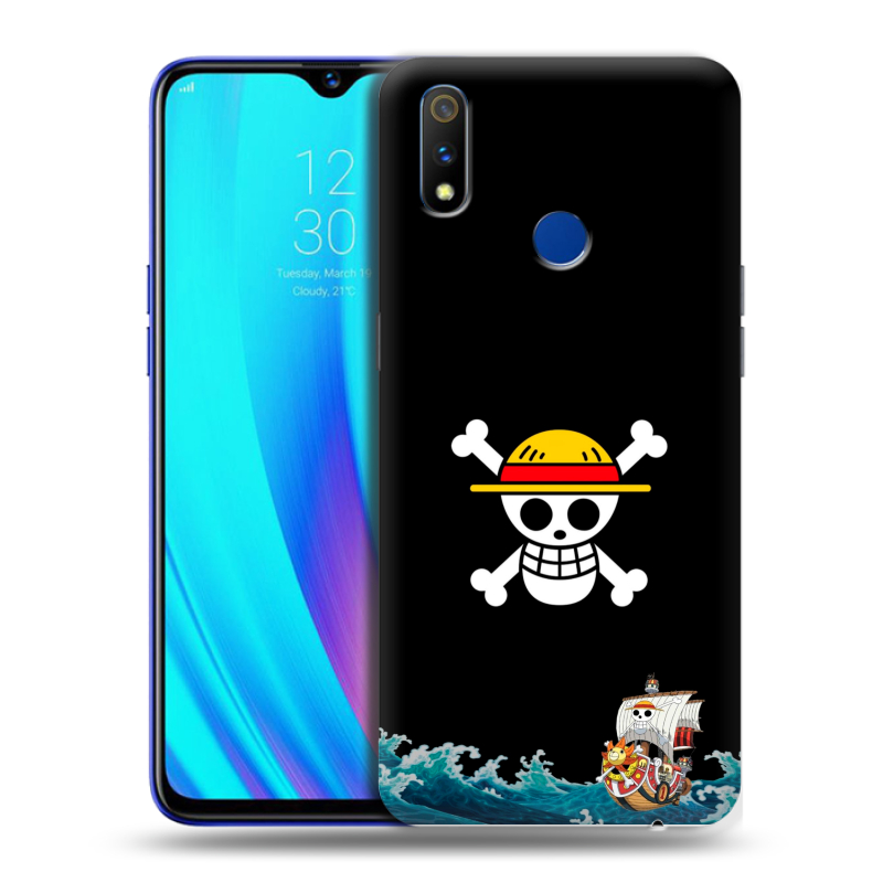 Силиконовый чехол на Realme 3 Pro с принтом One Piece Ван Пис Силиконовый чехол на Realme 3 Pro с принтом One Piece Ван Пис