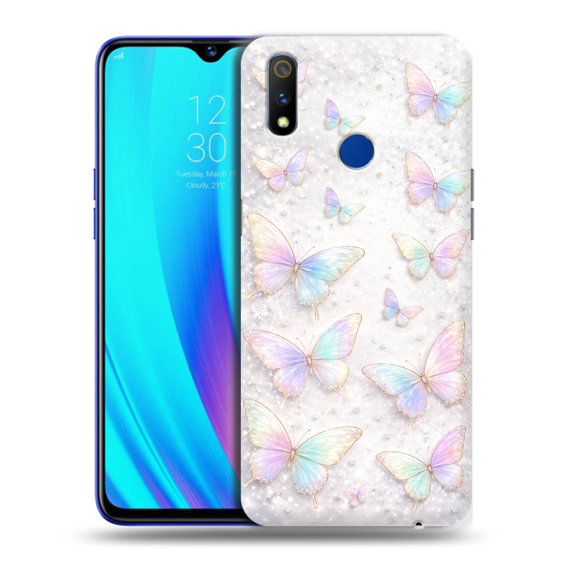 Силиконовый чехол на Realme 3 Pro с принтом женский Силиконовый чехол на Realme 3 Pro с принтом женский